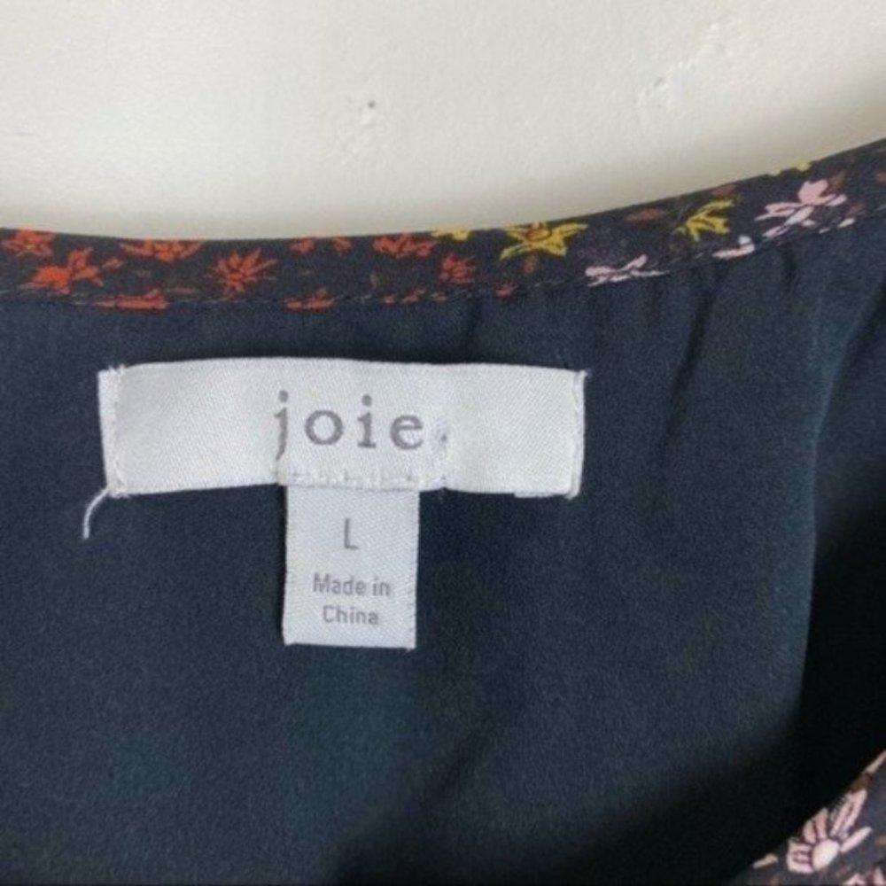 Joie Donetta Floral Balloon Long Sleeve Silk Dress - Picture 7 of 10